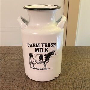 Hobby Lobby White Metal Canister